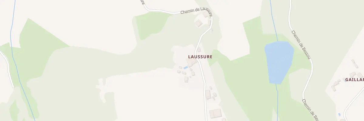 Plan du 5058 Laussure à Lacour