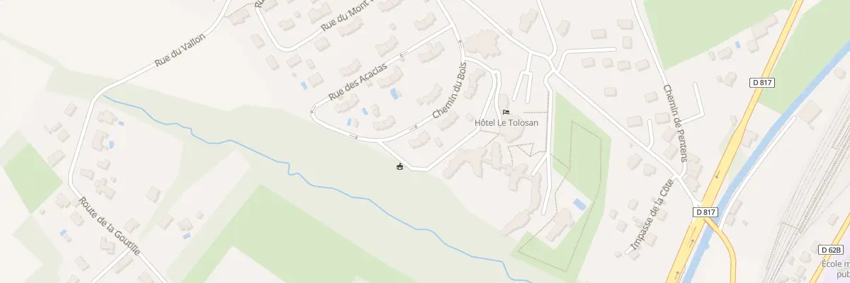 Plan du 9 Che du Bois à Boussens