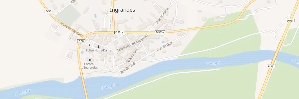 Plan du 3 Rue des Fleurs à Ingrandes