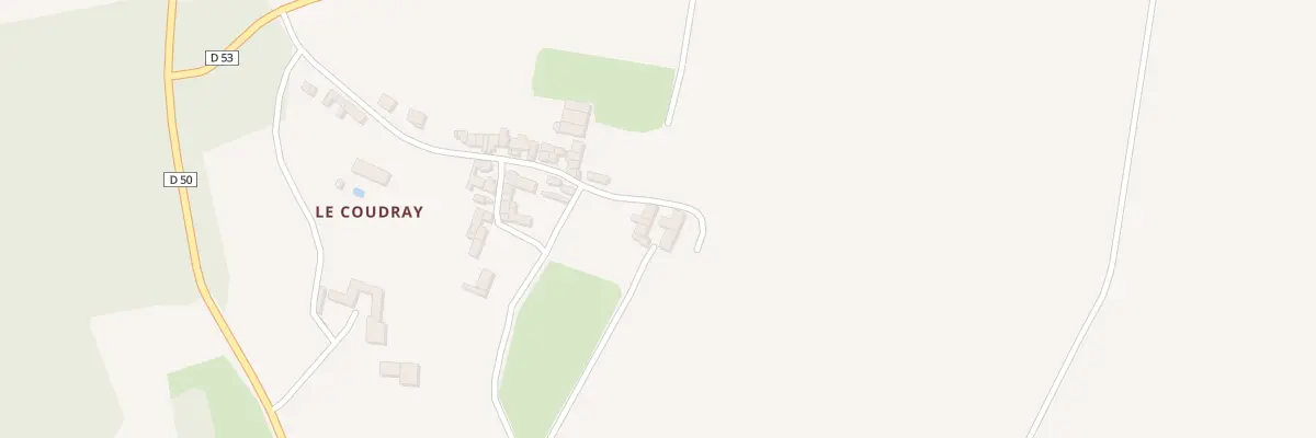 Plan du 22 Le Coudray à Ingrandes