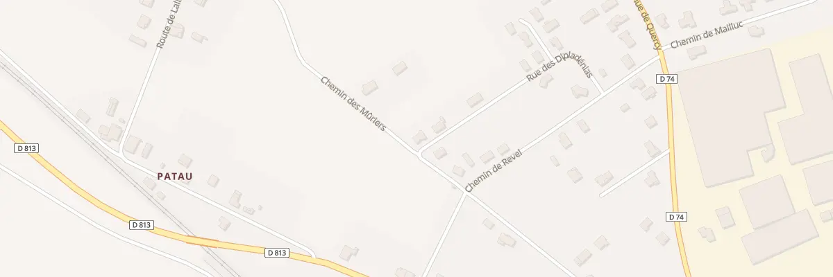 Plan du 1 Rue des Dipladénias à Malause