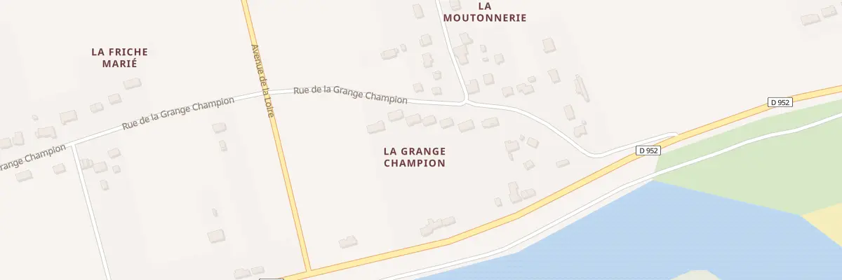 Plan du 64 Rue de la Grange Champion à Nazelles-Négron