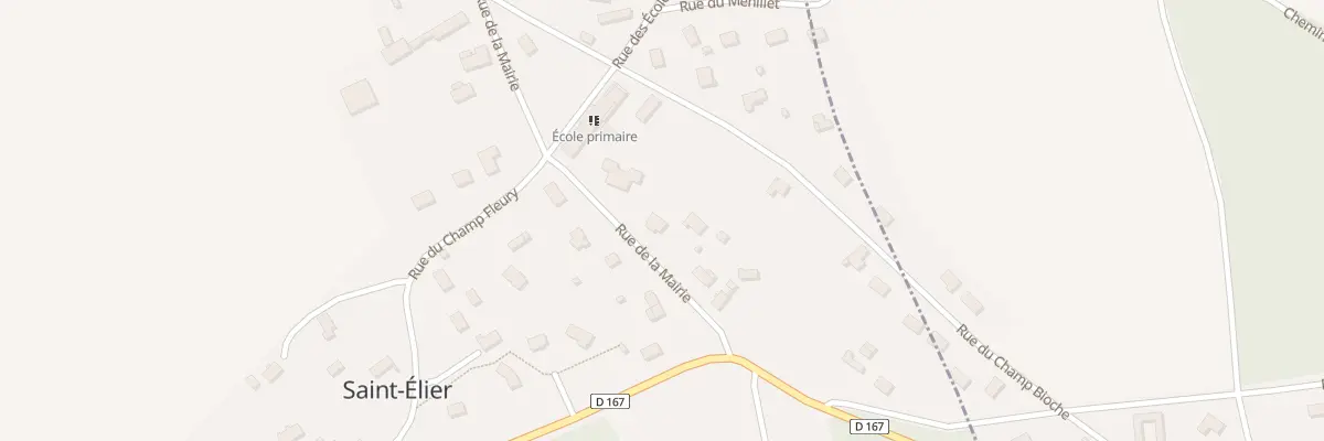 Plan du 11 Rue de la Mairie à Saint-Élier
