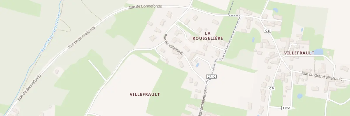 Plan du 12 Rue de Villefrault à Dierre