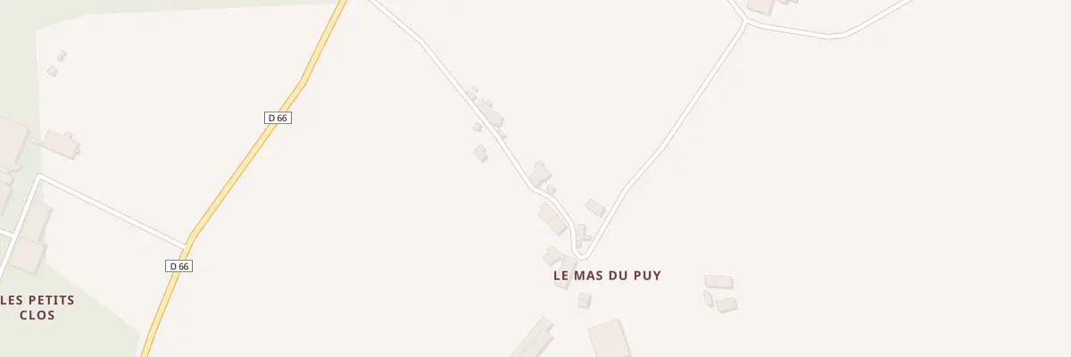 Plan du 5 Le Mas du Puy à Champsac