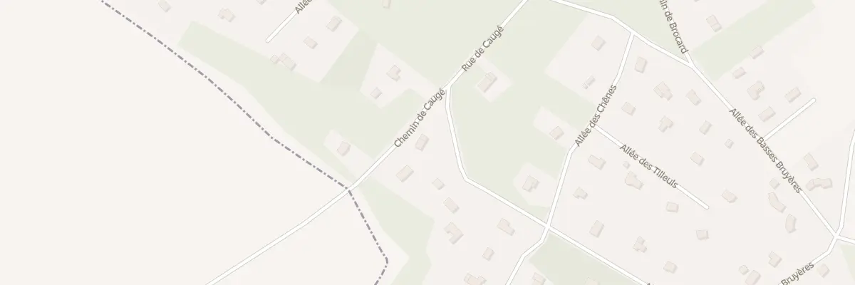 Plan du 2 All des Bouleaux à Ferrières-Haut-Clocher