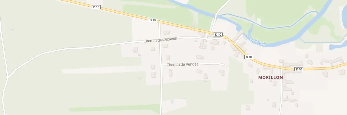Plan du 1 Che de Vendée à Azay-sur-Indre