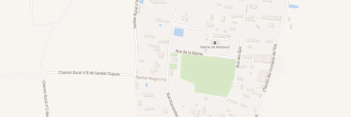 Plan du 2 Rue de la Mairie à Marbeuf