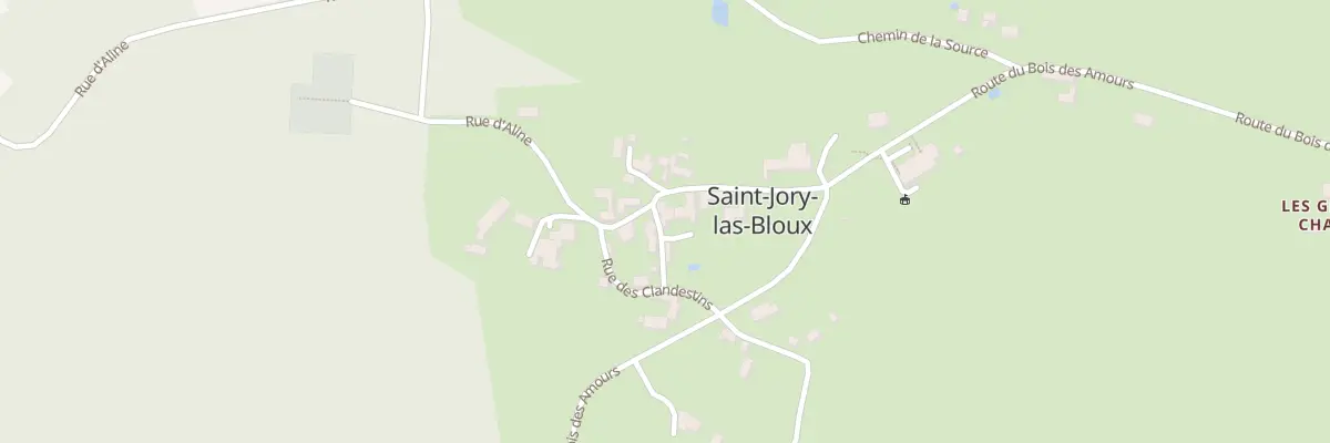 Plan du 21 Rue de la Fontaine à Saint-Jory-las-Bloux