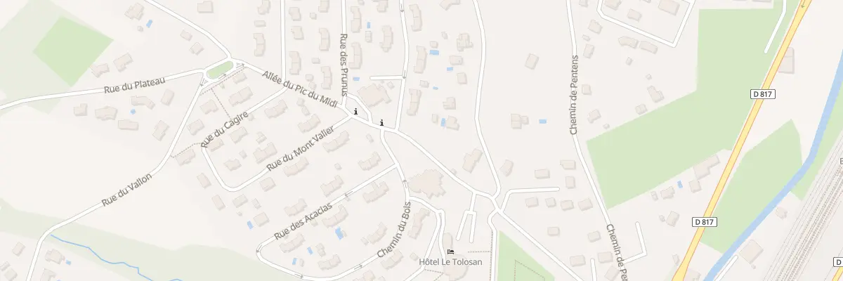 Plan du 8 Côte de la Lanne à Boussens
