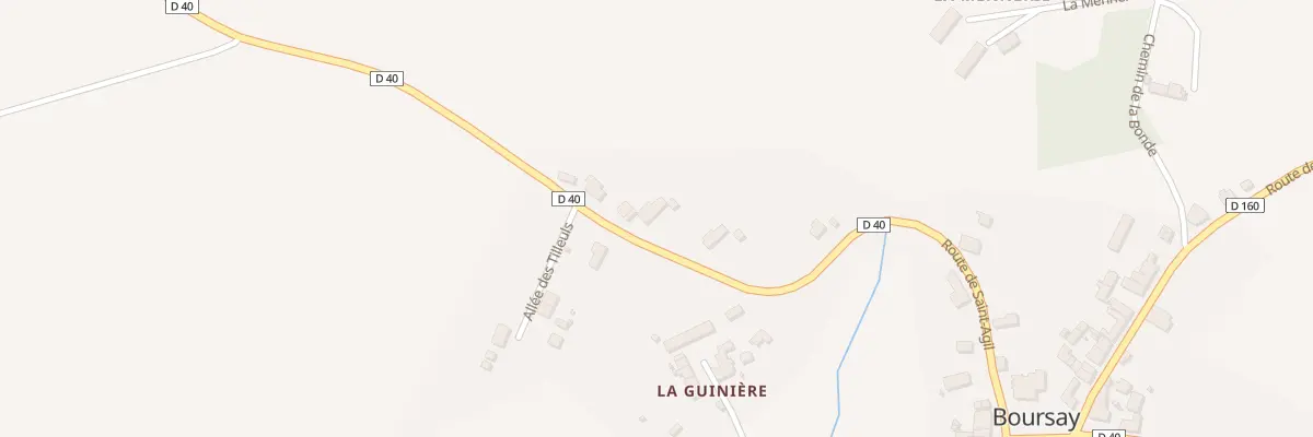 Plan du 8 Rte de Saint-Agil à Boursay