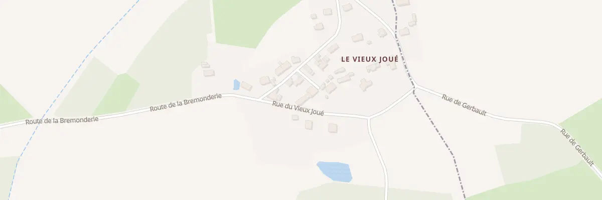 Plan du 12 Rue du Vieux Joué à Montreuil-en-Touraine