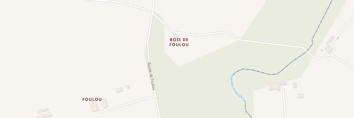 Plan du 97 Rte de Foulou à Bourlens