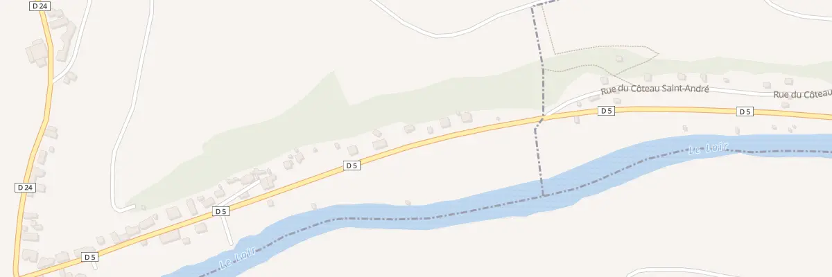 Plan du 37 Rte de Vendôme à Mazangé
