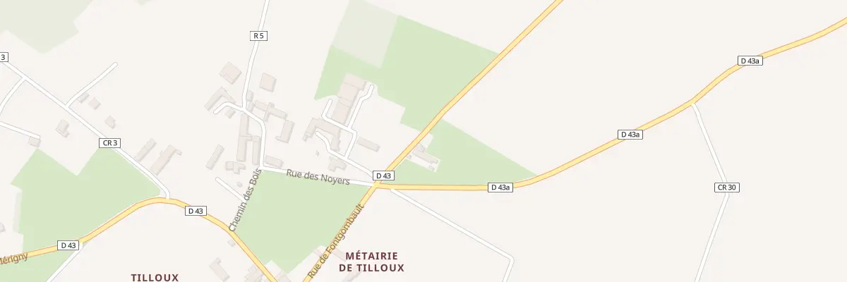 Plan du 5080 Rue de Fontgombault à Sauzelles