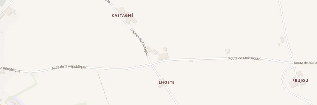 Plan du 5193 Castagne à Bourg-de-Visa
