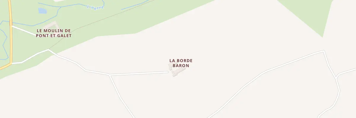 Plan du 597 La Borde Baron à La Bazoche-Gouet