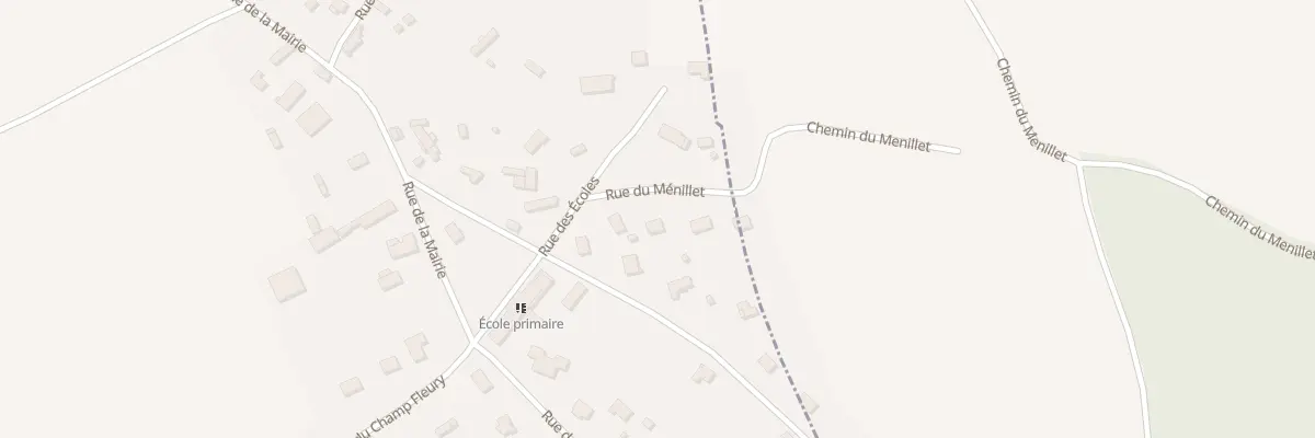 Plan du 3 Rue du Menillet à Saint-Élier