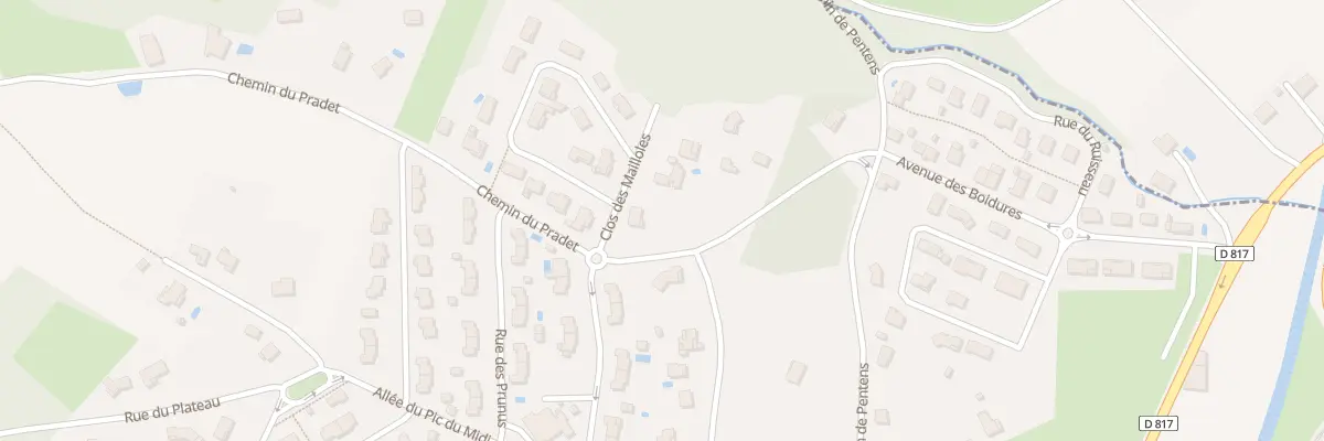 Plan du 2 Clos des Mailloles à Boussens