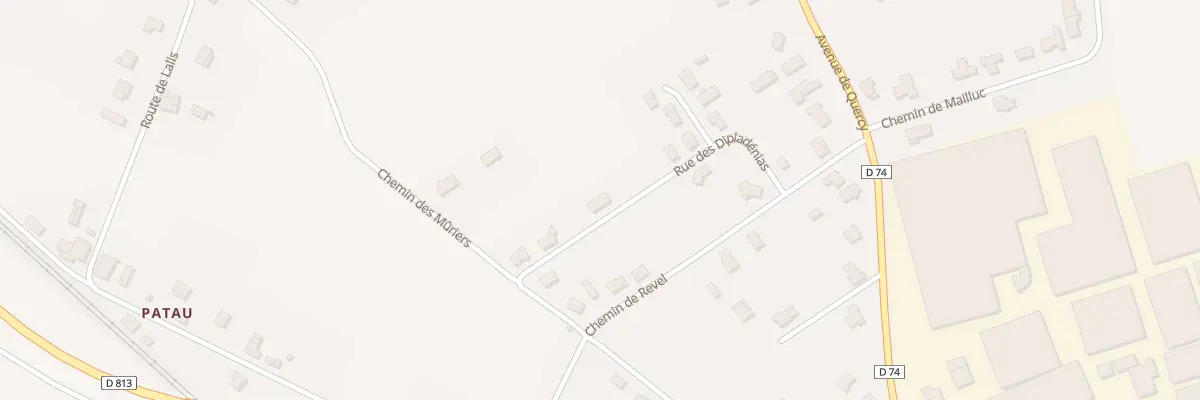 Plan du 7 Rue des Dipladénias à Malause