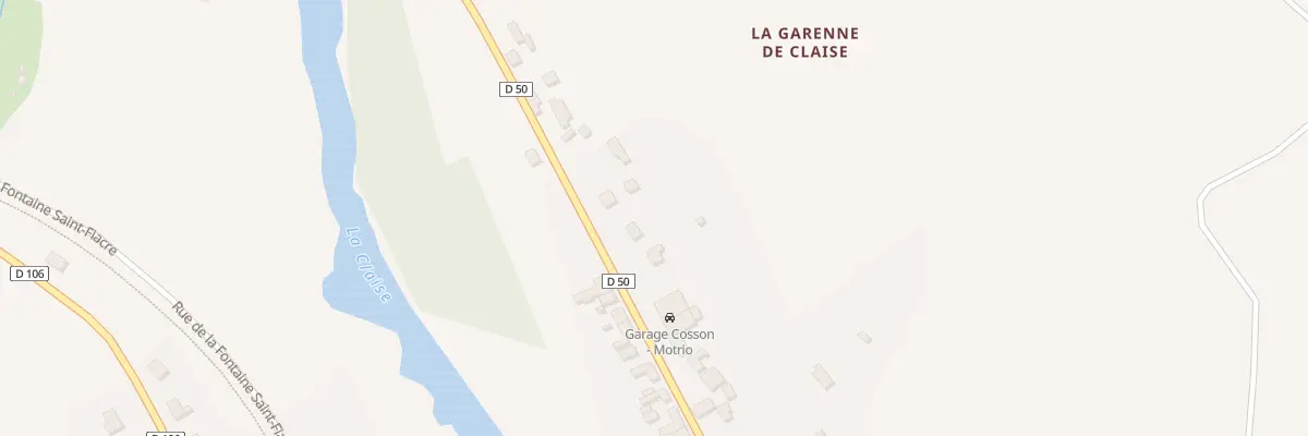 Plan du 50 Rue du Val de Claise à Bossay-sur-Claise