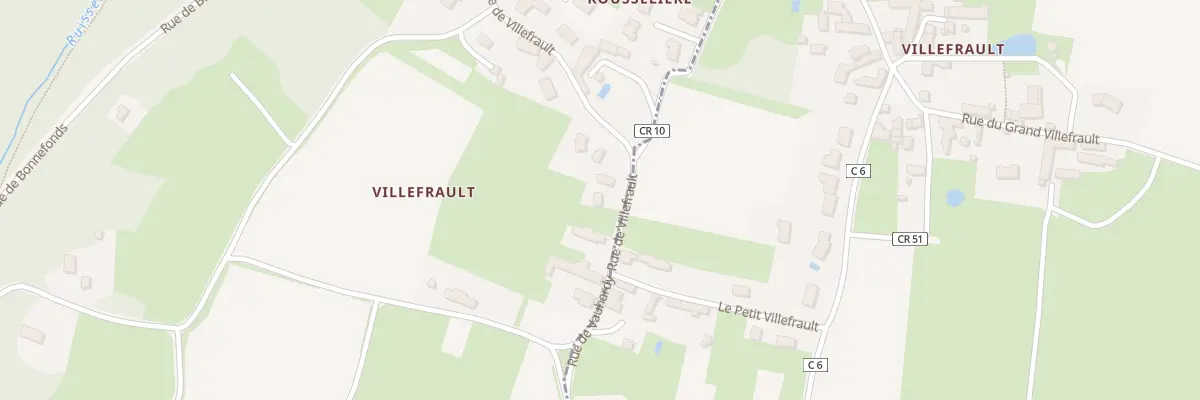 Plan du 18 Rue de Villefrault à Dierre