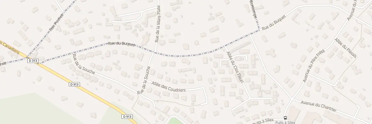 Plan du 1483 Rue du Buquet à Elbeuf
