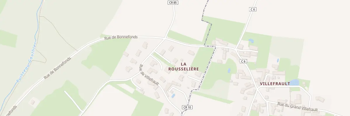 Plan du 13 Rue de Villefrault à Dierre