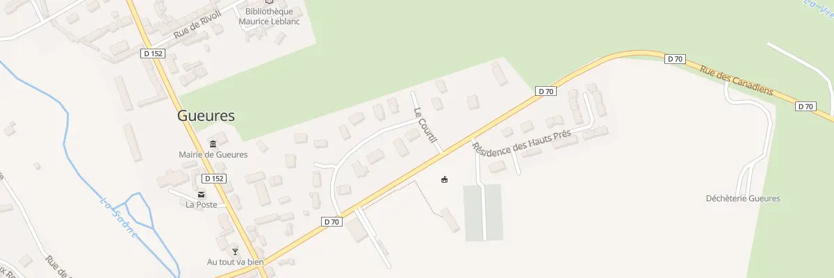 Plan du 14 Rue le Courtil à Gueures