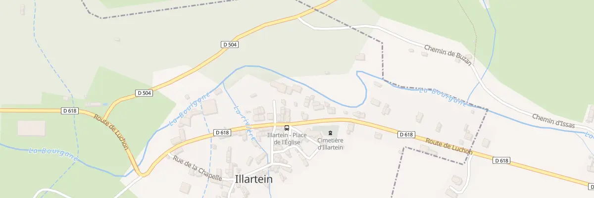 Plan du 25 Le Village à Illartein