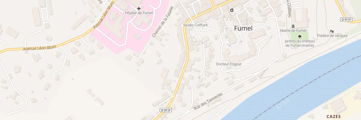Plan du 46 Rue Léon Jouhaux à Fumel