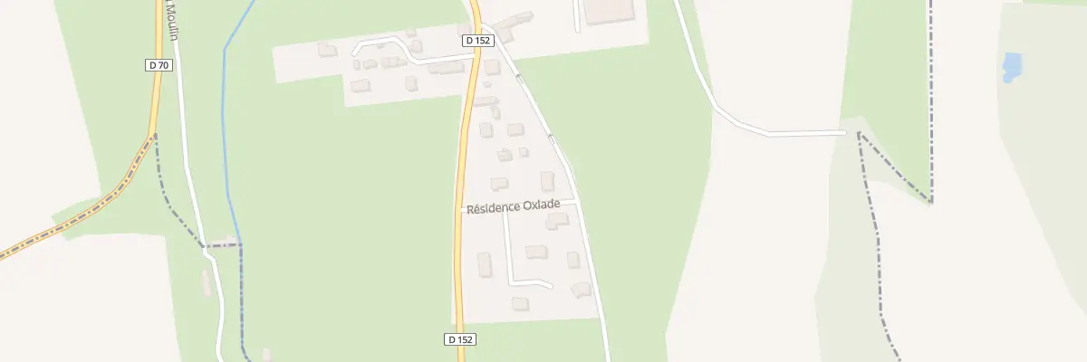 Plan du 2 Res Oxlade à Gueures