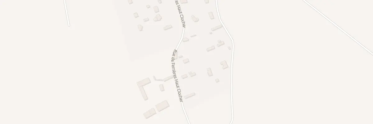 Plan du 33 Rue de Ferrières Haut Clocher à Ormes