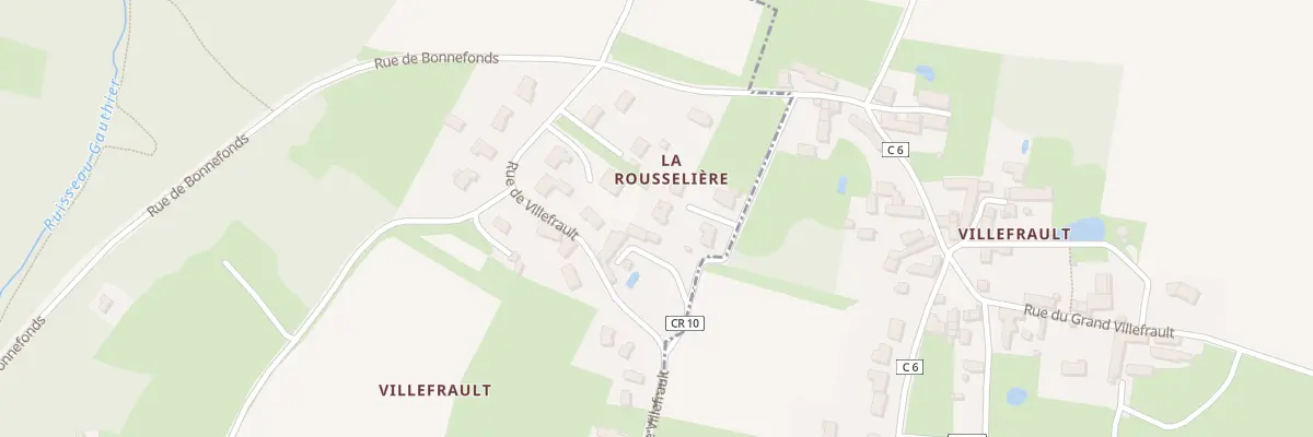 Plan du 118 La Rousseliere à Dierre
