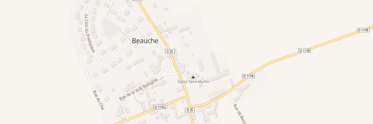 Plan du 4 Rue Saint Martin à Beauche