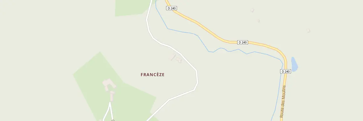 Plan du 256 Che de la Française à Blanquefort-sur-Briolance