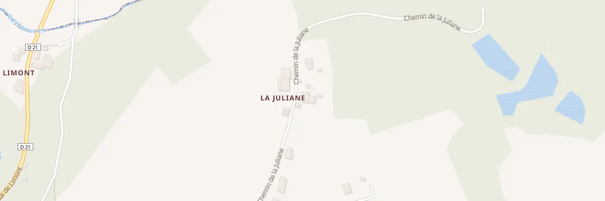 Plan du 16 Che de la Juliane à Saint-Laurent-sur-Gorre