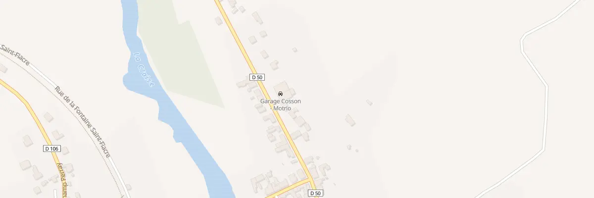 Plan du 44 Rue du Val de Claise à Bossay-sur-Claise