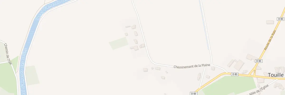 Plan du 42 Las Gouades à Touille