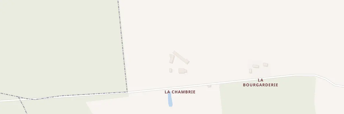 Plan du 1657 Chem du Lieu Dit La Chambrie à Thiron-Gardais