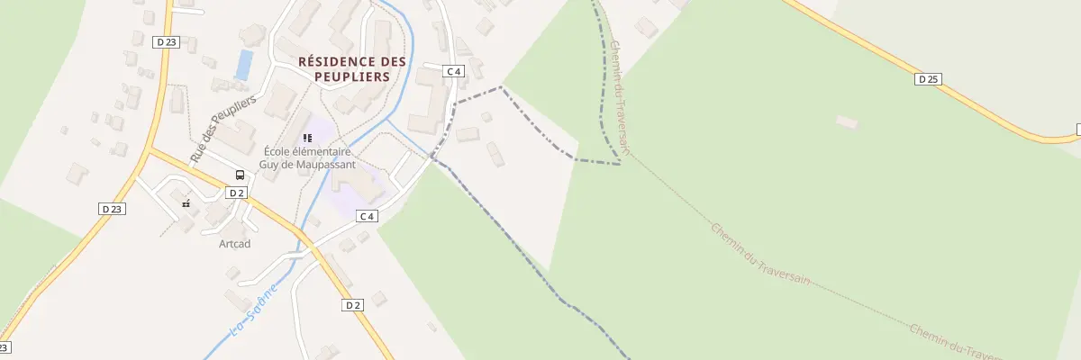 Plan du 5055 Moulin du Traversain à Belleville-en-Caux