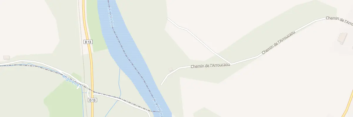 Plan du 2 Che de l’Arroucaou à Cassagne