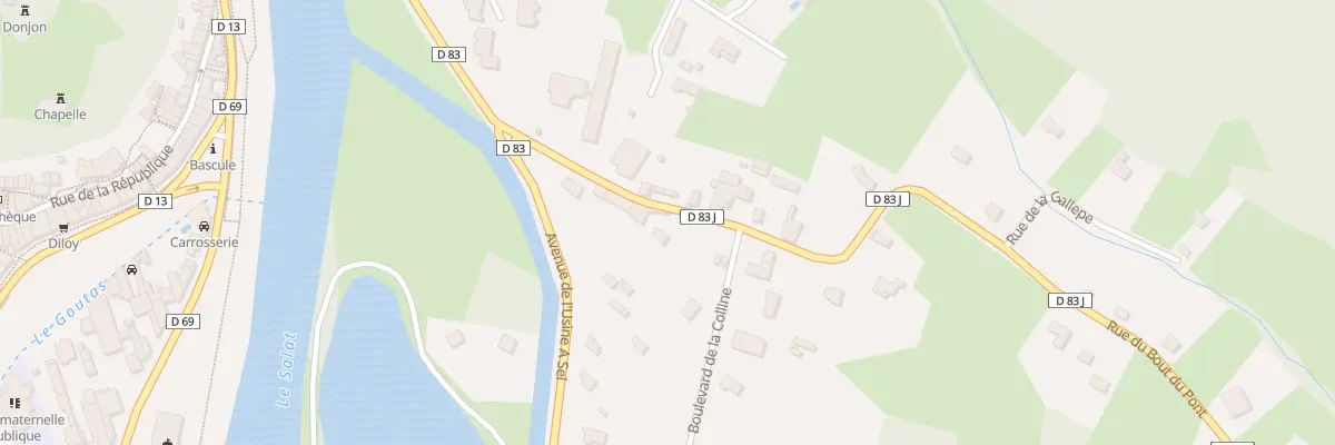Plan du 8 Rue du Bout du Pont à Salies-du-Salat