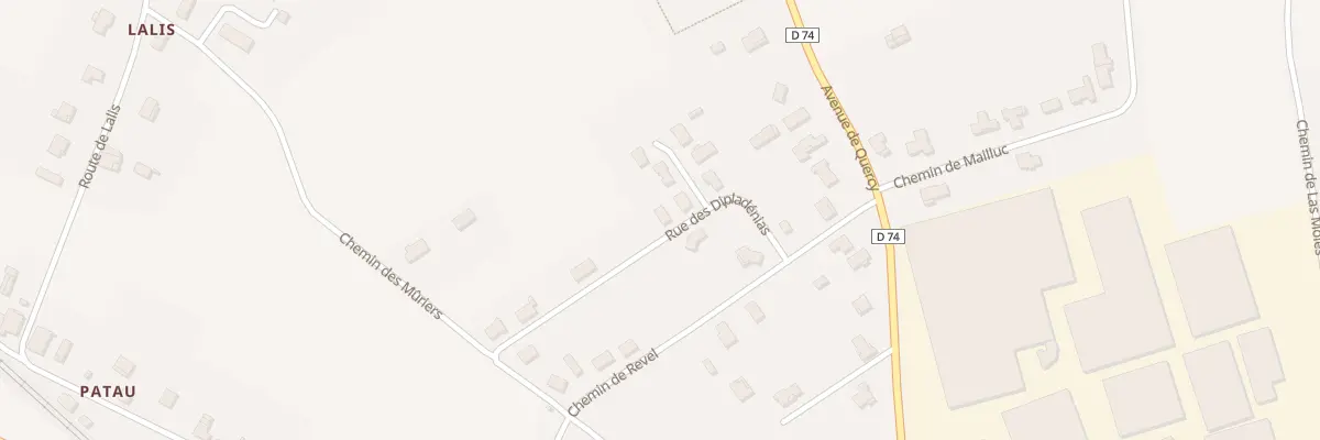 Plan du 11 Rue des Dipladénias à Malause