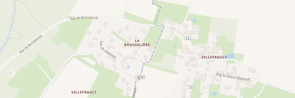 Plan du 110 La Rousseliere à Dierre