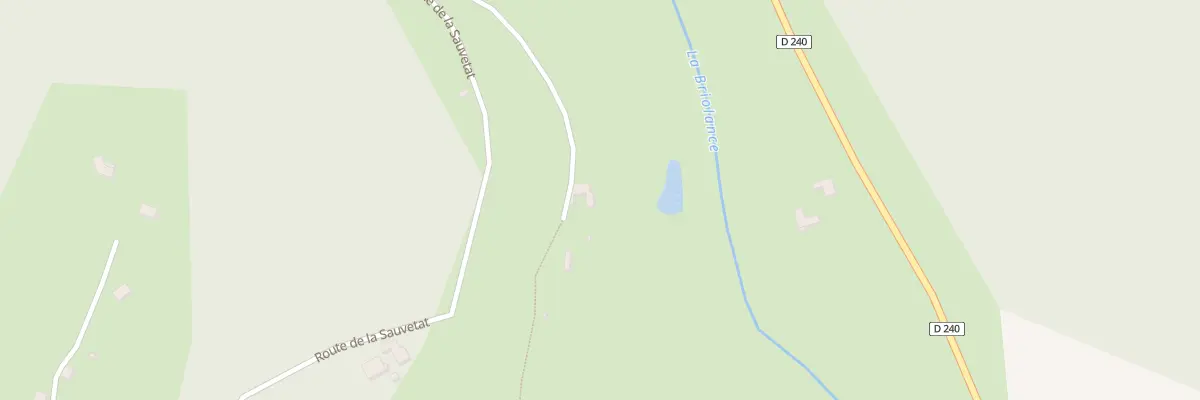 Plan du 121 Rte de la Sauvetat à Blanquefort-sur-Briolance