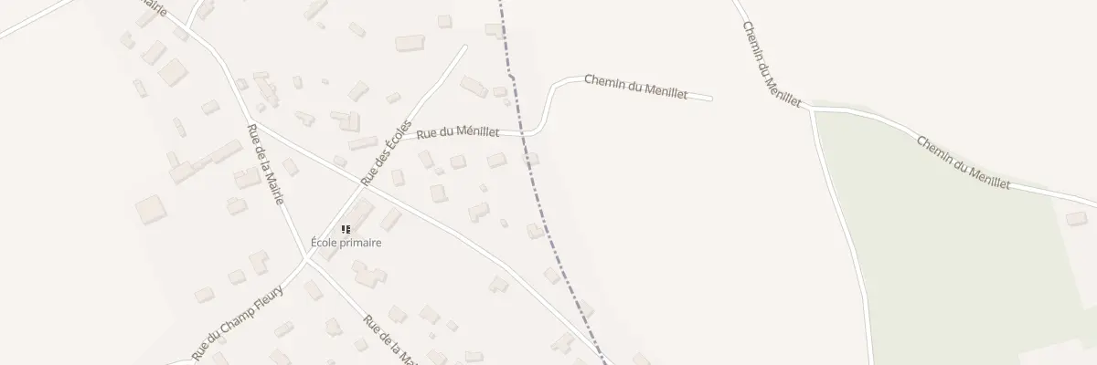 Plan du 7 Che du Menillet à Saint-Élier