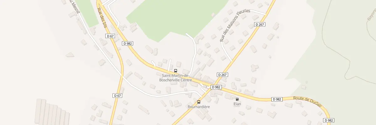 Plan du 92 Rte de Duclair à Saint-Martin-de-Boscherville