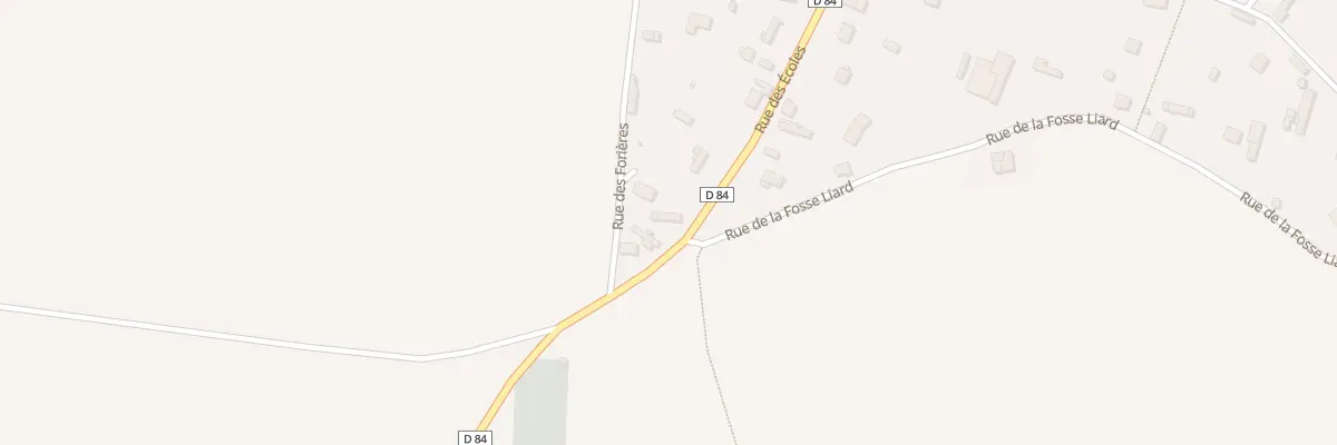 Plan du 1 Rue des Ecoles à Crestot