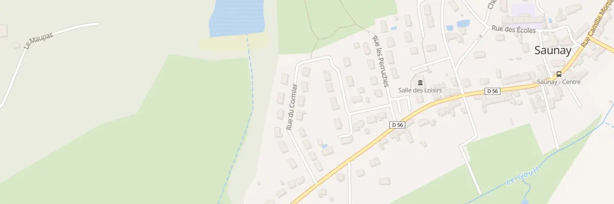 Plan du 12 Rue du Cormier à Saunay